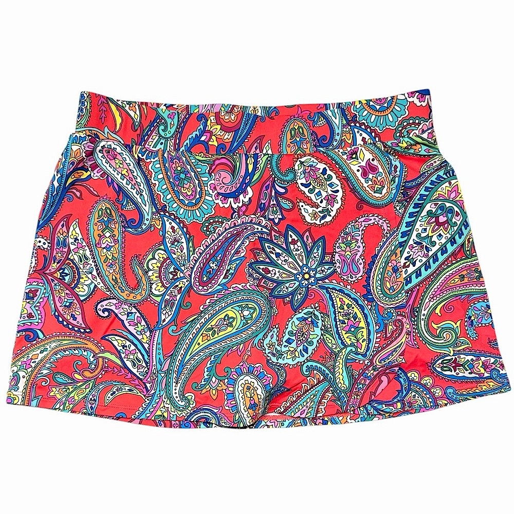 Tommy Bahama Paisley Keys Skort - Picture 5 of 14